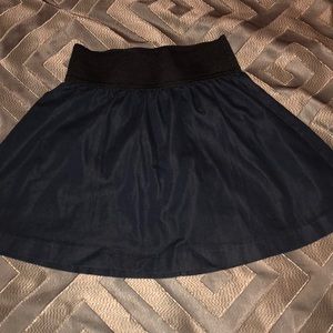 Denim mini skirt